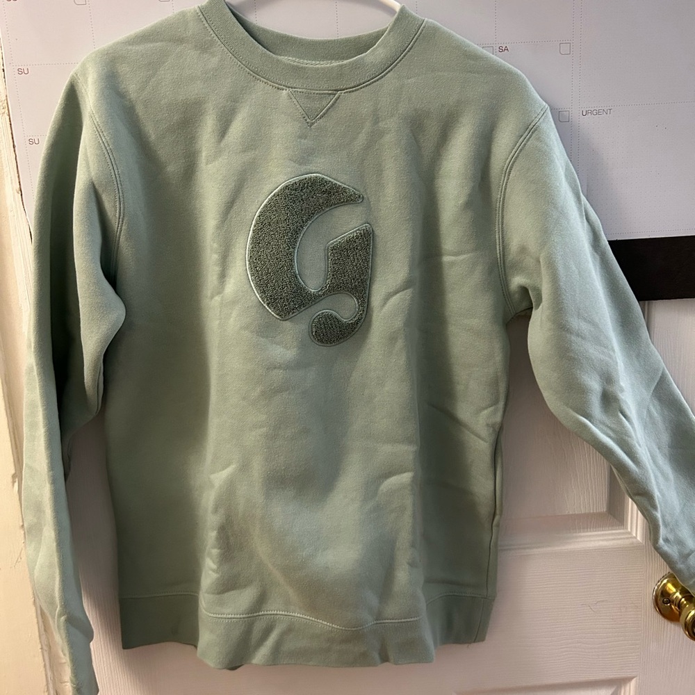 Boston Green Glossier Crewneck